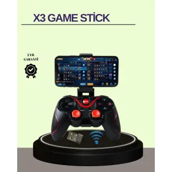 Çift Analog Joystick ve 14 Tuşlu Bluetooth Oyun Kumandası