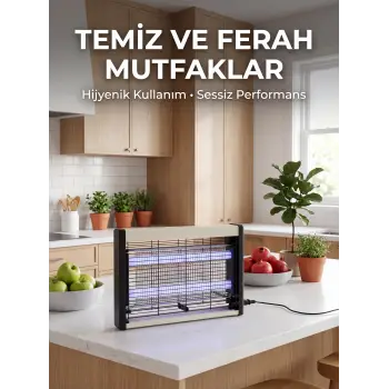 Çift UV Işıklı Elektrikli Sinek Öldürücü