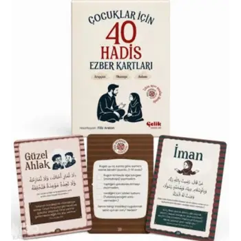 Çocuklar için 40 Hadis Ezber Kartları