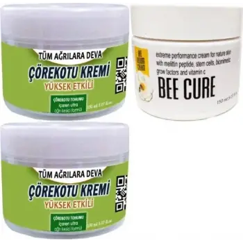 ÇÖREK OTU BAKIM KREMİ 2 ADET 150 ML+BEE CURE KREM 150 ML