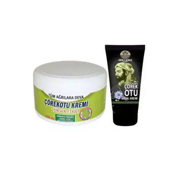 Çörek Otu Rahatlatıcı Bakım Kremi 200 ml + İbni Sina Çörek Otu Kremi 50 ml