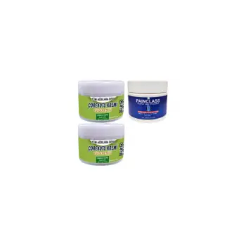 Çörek Otu Rahatlatıcı Krem 2x150 ml+Painclass 150 ml Kuyruk Yağı Kremi