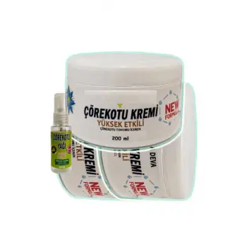 Çörek Otu Rahatlatıcı Masaj Bakım Kremi 3x200 ml+30 ml Çörek Otu Yağ ile
