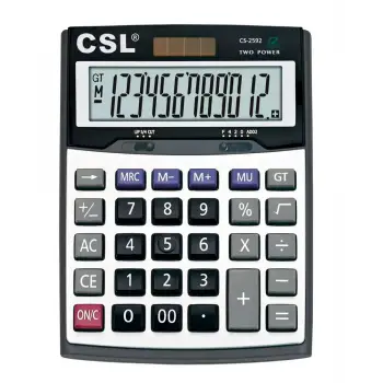 CSL CS-2592 12 Hane Masa Tipi Hesap Makinesi