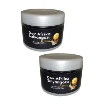 Das Kırşıklıklara Karşıt Dev Arfrika Salyangozu Cilt Masaj Bakım Kremi 100 ml 2 Adet