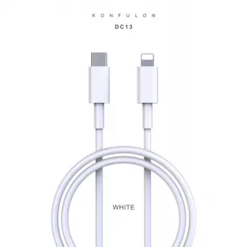 DC13 1M 20W Type-C to Lightning Kablo iphone Uyumlu