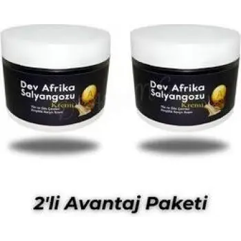 DEV AFRİKA SALYANGOZU KREMİ 2 ADET