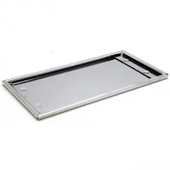 Dikdörtgen Krom Plakalık Araba Plaka Altlığı 30x16cm