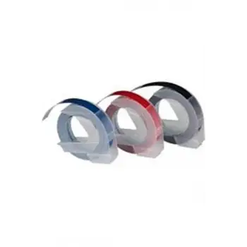DYMO S0847750 Kabartma Şerit, 9 mmx3 mt 3 lü Bls K-S-M