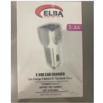 Elba ELB28-AR3P ELBA 3.4A 2USB ARAÇ BAŞLIK