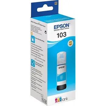 EPSON T00S24A 103 Cyan Mavi Şişe Mürekkep