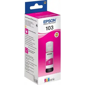 EPSON T00S34A 103 Magenta Kırmızı Şişe Mürekkep