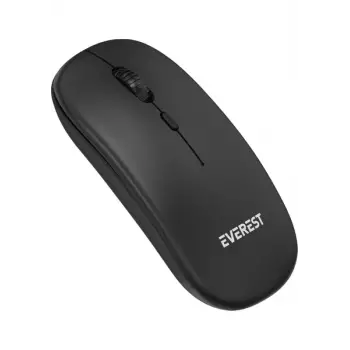 Everest SM-12 Kablosuz+USB 2,4Ghz Optik Wireless SIYAH Mouse