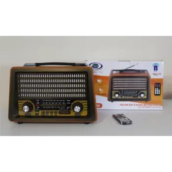 Everton Rt-750 Bluetooth Fm-Usb-Tf-Aux Şarjlı Nostaljik Radyo