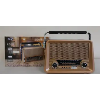 Everton Rt-756 Bluetooth Fm-Usb-Tf-Aux Şarjlı Nostaljik Radyo