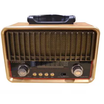 Everton RT-774 Bluetooth-USB-SD-FM Şarjlı Nostaljik Radyo