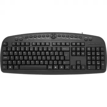 Frisby FK-130EU İngilizce Q Usb Kablolu Siyah Klavye