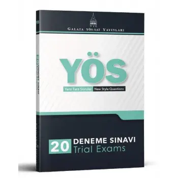 Galata YÖS-SAT 20li Deneme Sınavı