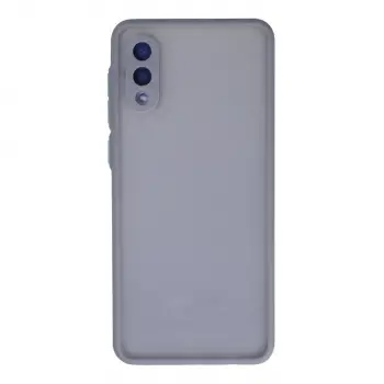 Galaxy A02 Kılıf Montreal Silikon Kapak - Gri