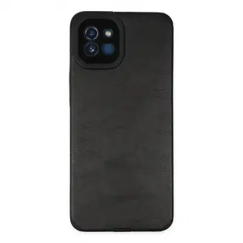 Galaxy A03 Kılıf Loop Deri Silikon - Siyah