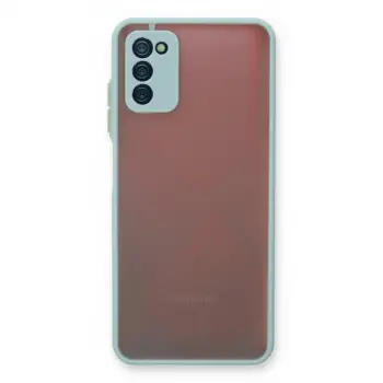 Galaxy A03S Kılıf Montreal Silikon Kapak - Turkuaz