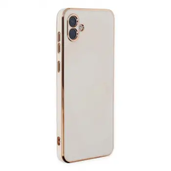 Galaxy A04 Kılıf Volet Silikon - Beyaz