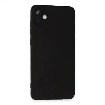 Galaxy A05 Kılıf Nano içi Kadife Silikon - Siyah