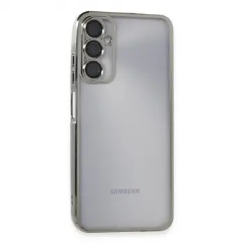 Galaxy A05S Kılıf Razer Lensli Silikon - Gümüş