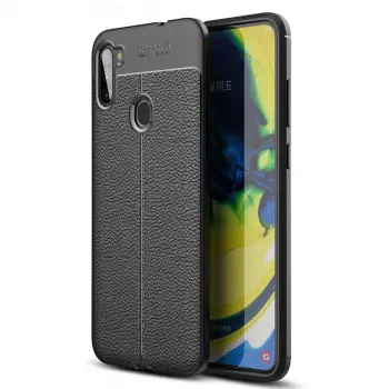 Galaxy A11 Kılıf Auto Focus Kapak - Siyah