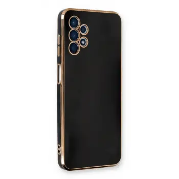 Galaxy A13 4G Kılıf Volet Silikon - Siyah