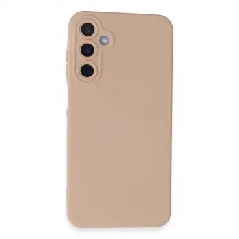Galaxy A15 4G Kılıf Nano içi Kadife Silikon - Pudra