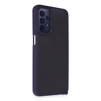 Galaxy A23 4G Kılıf Elegant Kapak - Derin Mor