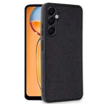 Galaxy A36 Kılıf Aras Deri Kapak - Siyah