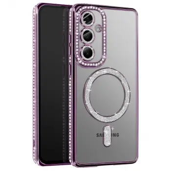 Galaxy A37 5G Joke Simli Magneticsafe Kılıf - Derin Mor