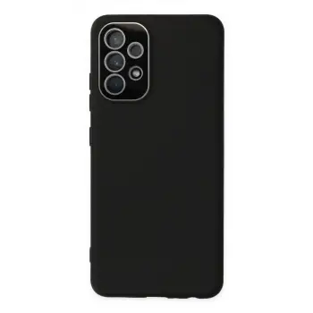 Galaxy A53 5G Kılıf Lansman Glass Kapak - Siyah