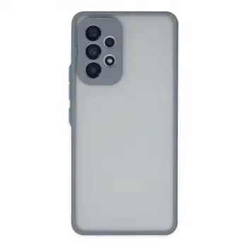Galaxy A53 5G Kılıf Montreal Silikon Kapak - Gri