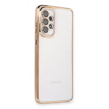 Galaxy A53 5G Kılıf Razer Lensli Silikon - Gold