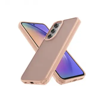 Galaxy A54 5G Kılıf Elegant Kapak - Pudra