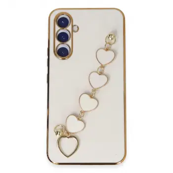 Galaxy A54 5G Kılıf Esila Silikon - Beyaz