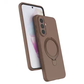 Galaxy A57 5G Regal Magsafe Standlı Kapak - Çöl Titanyum