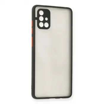 Galaxy A71 Kılıf Montreal Silikon Kapak - Siyah