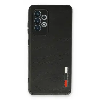 Galaxy A73 5G Kılıf Loop Deri Silikon - Siyah