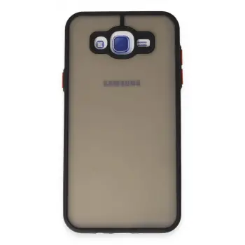 Galaxy J7 Kılıf Montreal Silikon Kapak - Siyah