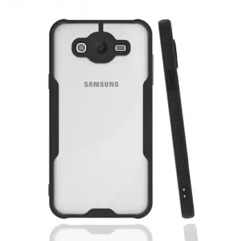 Galaxy J7 Kılıf Platin Silikon - Siyah