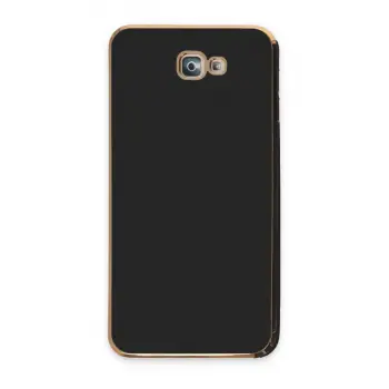 Galaxy J7 Prime Kılıf Volet Silikon - Siyah