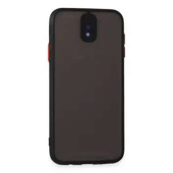 Galaxy J7 Pro / J730 Kılıf Montreal Silikon Kapak - Siyah