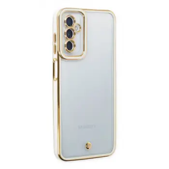 Galaxy M23 Kılıf Liva Lens Silikon - Beyaz
