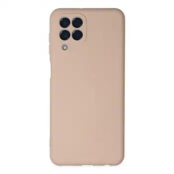 Galaxy M33 Kılıf Nano içi Kadife Silikon - Pudra