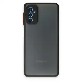 Galaxy M52 5G Kılıf Montreal Silikon Kapak - Siyah