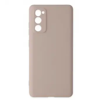 Galaxy S20 FE Kılıf Nano içi Kadife Silikon - Pudra